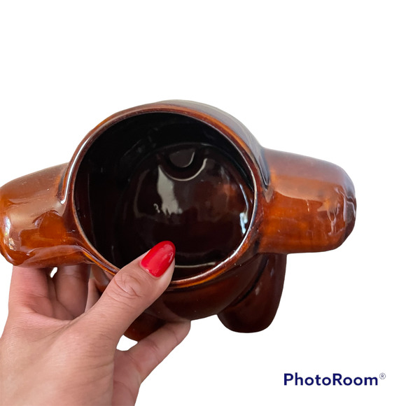 Aramis Brown Bear Cookie Jar Glossy Finish - Picture 4 of 6